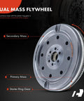 Heavy Duty Dual Mass Flywheel Straight Swap Fits Volkswagen Jetta Golf Beetle Audi A3 showing primary and secondary masses.