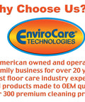 EnviroCare Technologies logo with text about American ownership, family business, OEM quality, and 300 cleaning products.