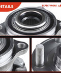 Close-up of Rear Wheel Bearing And Hub Assembly Five Lug For AWD Hyundai Santa Fe 2007 To 2020, durable metal construction.