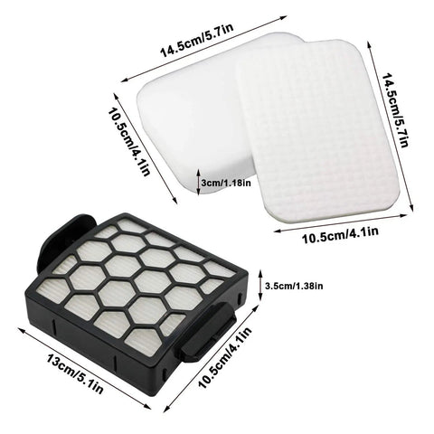 Two Post And Four Foam And Felt Filters For Shark Navigator Zero M Self Cleaning Brushroll Must Have Replacement Parts ZU60 ZU62