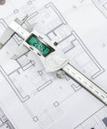 Ultra Accurate IP54 Waterproof Digital Caliper With Large LCD Screen Stainless Steel Vernier Caliper measuring blueprint