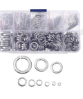 600 Piece Stainless Steel Spring Lock Washer Set For Vibration Reduction And Anti Loosening In Cars, Trucks, Machinery And Home Projects