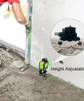 Rock Solid Laser Level Adapter Base Featuring Dead On 360 Micro Adjustment Slick Rotary Knobs And Built In Bubble Works With 1 4 And 5 8 Inch Mounts Heavy Duty No Fuss Setup Tool on a height adjustable base.