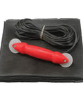 DIY Screen Door Repair Kit With Rolling Tool Replaces Window Or Patio Door Screens With 36 X 84 Charcoal Fiberglass Cloth And Black Spline Fast Easy Fix For Any Home No Frustrating Fittings Needed, including red rolling tool, charcoal fiberglass cloth, and black spline