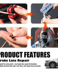25ft Brake Line Kit With One Quarter Inch And Three Sixteenths Inch Lines Flare Tool Set 32 Inverted Fittings in use