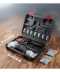 Heavy Duty Hand Rivet Nut Tool Kit For Auto And Furniture Upkeep With Steel Mandrels And Carry Case Perfect For Industrial Jobs And Diy Pros Who Need A Reliable Manual Lever System, 33 cm case
