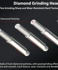 Diamond grinding bits from Hand Crank Chainsaw Sharpener Jig With 5 Grinding Bits For All Chainsaws Portable Universal Sharpening Tool Kit