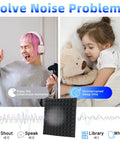 Thirty Six Pack Black Pyramid Acoustic Foam Panels 12 By 12 By 1 Inch for reducing noise in streaming rooms and sleep spaces.