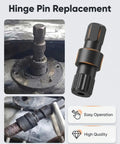 All-In-One Pro-Grade Gimbal Bearing Puller And Installer Kit With Bellows Expander And Hinge Pin Tool for marine hinge pin replacement.