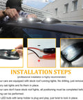 Installation of 5 Pack White LED Cab Roof Marker Lights For Chevy GMC CK Pickup Trucks 1988 To 2002