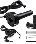 Full Twist Throttle Fits Ridstar Q20 Q30 H20 Surron Style 3 Pin Plug And Play Wiring Compatible With YVY C20 Electric Dirt Bike Upgrade black grip