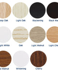 Top Notch 108 Piece Self Adhesive Screw Hole Plugs 20Mm Black Walnut Wood Grain Finish For Furniture Cabinet Wardrobe Desk Decorative color swatches