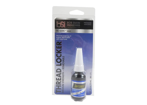 Front view of IC-LOC Threadlockers Set Green 175 Thin Viscosity Blue 171 Medium Red 173 High Strength 0.34 Ounce Bottles