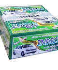 Box labeled 'Indica Brand Slate Pencil' on a green background, indicating it contains slate pencils, with an image of a car on the packaging.