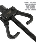 Coil Spring Compressor Tool For Cars And Trucks Easy Removal And Installation With Built In Locking Detent Latches
