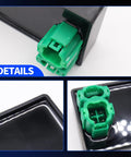 Close-up of Ignition CDI Module Box Replacement For Polaris Outlaw 50 2010 To 2016 And Outlaw 90 2007 To 2013 connectors