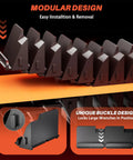 64 Piece Modular Wrench Organizer Set For Tool Drawers With Customizable Grid And Metric SAE Labeling in modular design view