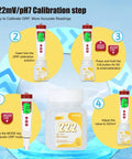 Pro Grade pH And ORP Calibration Kit With Buffers Includes pH 4.00, 7.00, 10.01 And ORP 222 mV Solutions For Precise Lab Readings