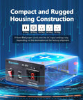 13.8V 30A DC Regulated Beefy Go-To Bench Power Supply With USB-C Quick Charge, showing compact housing and plug options.