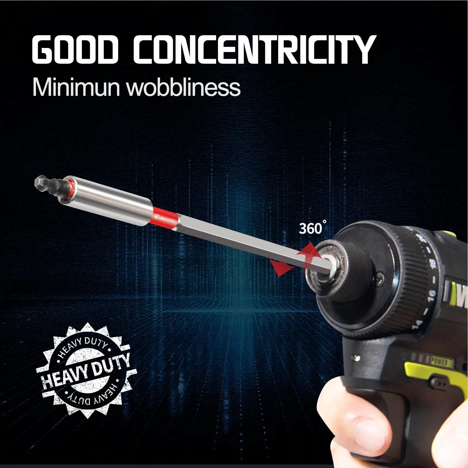 Powerful Magnetic Impact Bit Holder Set - Durable S2 Steel ✓
