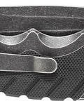 Border Guard SWBG10S Folding Knife with 3.1 Inch Serrated Tanto Blade, closed view, showing aluminum handle and pocket clip