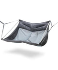 DoubleLoft Hammock Chair for Two Cozy and Comfortable With Cushioned Arm and Leg Rests, mesh design, metal frame