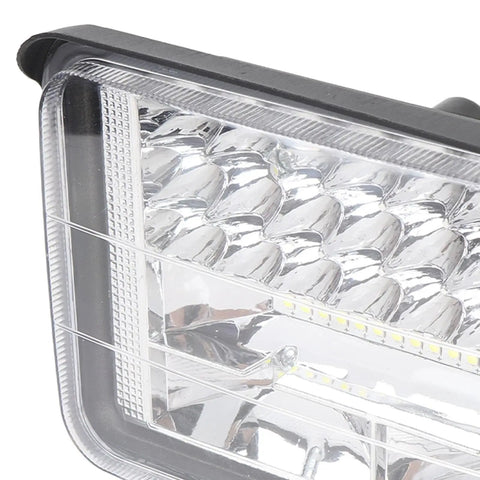 Close-up of Mingzhe Cordless LED Flood Light 50W with USB Ports showcasing bright LED arrangement and durable design.
