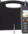 Vibration Meter And Datalogger With NIST Traceability Certificate For Acceleration Velocity And Displacement On The Spot Equipment Health Check And Maintenance With Fast Range Selection And Real World Vibration Readouts, case and batteries