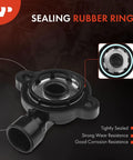 TPS Throttle Position Sensor With 3 Pin Plug For Chevrolet Silverado Suburban Tahoe Impala Camaro Avalanche Astro Blazer Express Venture And More Direct Fit OE Replacement sealing rubber ring
