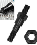 Hella Durable M8 Rivet Nut Head Kit Forged From Premium Alloy Steel With Anti Rust Paint Coating, showing M8 rivet nut driver and nut.