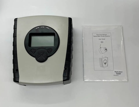 Tough as Nails Optical Beam Smoke Detector Featuring Infrared Detection for Warehouses and Factories Model 5000 003 with user guide.