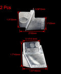 Two Piece Belt Removal And Installation Tool Set For Timing Belts showing measurements of aluminum alloy components.