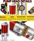Industrial Grade Pneumatic Grease Pump For 55 Gallon Drums Air Powered With 16 Foot Hose 40 To 1 High Pressure Ratio pump head details