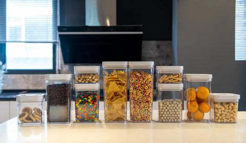Keeping Your Pantry Crisp With This Straight Up Durable 10 Piece Square Food Storage Container Set Bpa Free Dishwasher Safe Twist Lock Design Built Solid For Everyday Kitchen Life And Total Game Changer