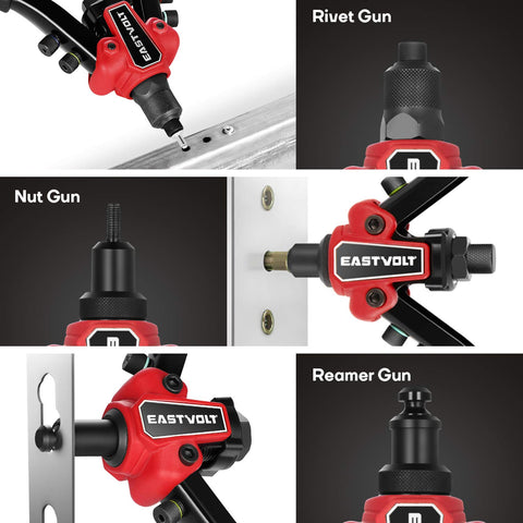 3 In 1 Do It All Rivet Nut Tool Kit For Quick Fixes, Hand Rivet Gun Plus Nut Tool And Reamer detailed view