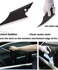Front view: EHDIS 7-piece vinyl wrap tool kit for car window tinting; includes knife, scraper, and squeegee.