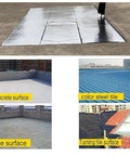 Rock Solid Self Adhesive Roofing Felt Membrane And Weatherproof Sealing Tape on concrete and tile surfaces for seamless waterproofing.