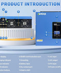 3000W Hybrid Solar Inverter 24V DC To 110V AC With Pure Sine Wave Output, Built-In 80A MPPT Controller features overview
