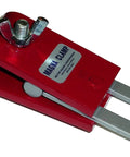 Beefy Magna Clamp Heavy-Duty Dent Repair Tool for Magna-Spot Welders with heat-treated steel, red self-tightening grip, large pull loop
