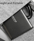 750GB Ultra Slim Portable External Hard Drive HDD USB 3.0 Compatible With PC And Laptop All Aluminum Anti Scratch Durable Metal Case