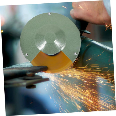 Must Have Grinder Safety Guard For Angle Grinders Durable Iron Bench Shield Kit protects operator from sparks during grinding