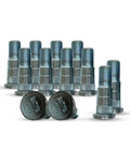 Slick Rear Left Wheel Nuts And Stud Kit For Isuzu NPR HD Reach 95-25 Heavy Duty Trucks Perfect Fitment Silver Finish Tough Hardware Upgrade For Your Ride wheel studs