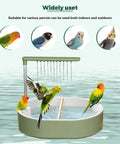 Indoor Bird Bath Fountain For Large Feathery Pals With Running Water USB Powered Pump Quiet Low Noise 26 Outlet Faucet