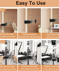 Two Pack Universal C Clamp Set With 1/4 Inch And 3/8 Inch Thread Holes used for mounting in various DIY scenarios, close-up view.