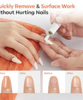 Using 24 Piece Nail Drill Bit Set for Acrylic Gel Nails Pro Grade Kit With Ceramic And Diamond Carbide Bits on nails