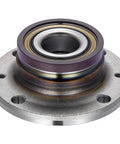 Street Tough Wheel Bearing And Hub Assembly For Fiat 500 Rear Left Right 4 Bolt Direct Bolt On Drop In Replacement No Abs Sensor. Close up view.