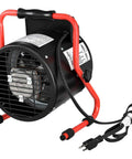 Portable Electric Space Heater With Built In Thermostat And Ergonomic Handle 1500 Watt 5120 BTU 120V Compact for small spaces
