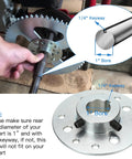 Go Kart Sprocket Hub With One Inch Bore And Quarter Inch Keyway Hardware Kit For Fits 40 41 420 Chain Beefy Rear Drive