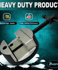 Round Milling Vise With 80 Mm Base Built Tough For 3 And 4 Inch Rotary Milling Indexing Tables Cast Iron Clamp 3 M6 Bolts