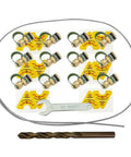 12 Pack Gas Can Vent Caps Kit Premium Brass Gas Tank Vent Cap With Viton Seals For Faster Flow And Leak Proof Fit On Gas